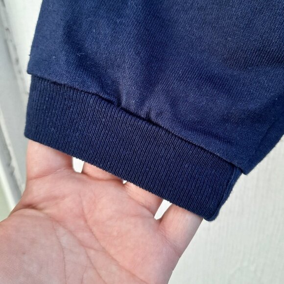 Vintage Navy Blue Champion 1/4 Zip Pullover XL - Picture 3 of 5